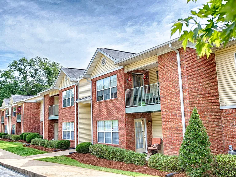 Spacious Homes with manicured grounds