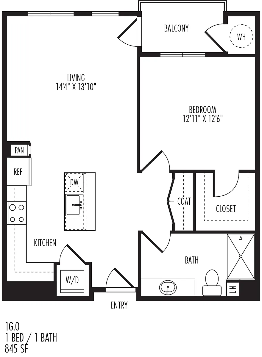 Floor plan 1G