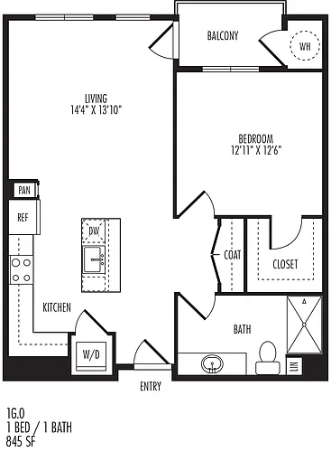 Floor plan 1G