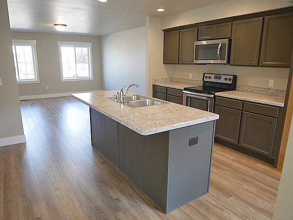 View of Kitchen and Living