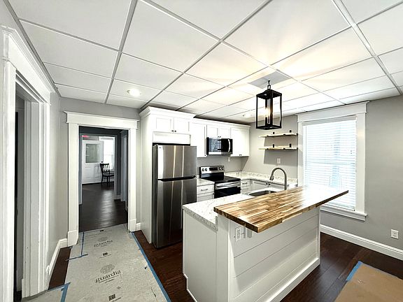 New kitchen with new appliances.