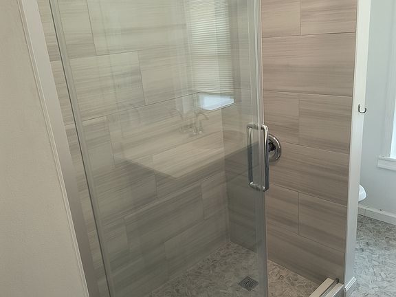 very modern shower