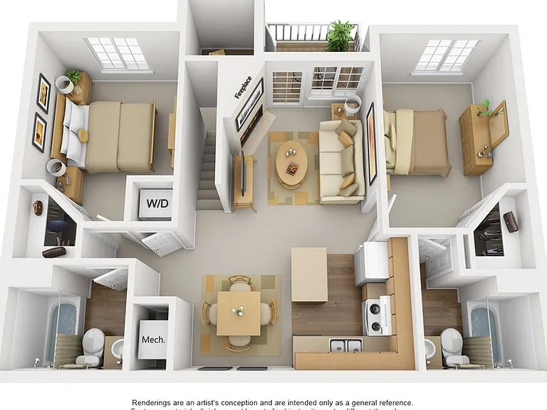 2 Bedroom | 2 Bath | 1185 SF 2 Bedroom | 2 Bath | 1185 SF