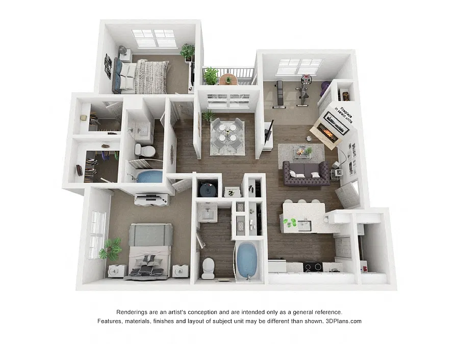 Floor plan B2a