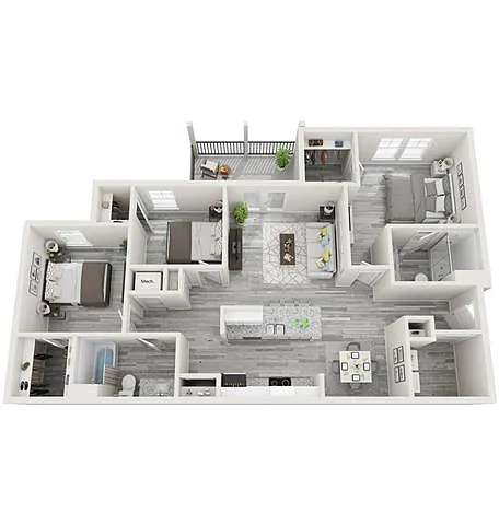 Floor plan Plan C-1