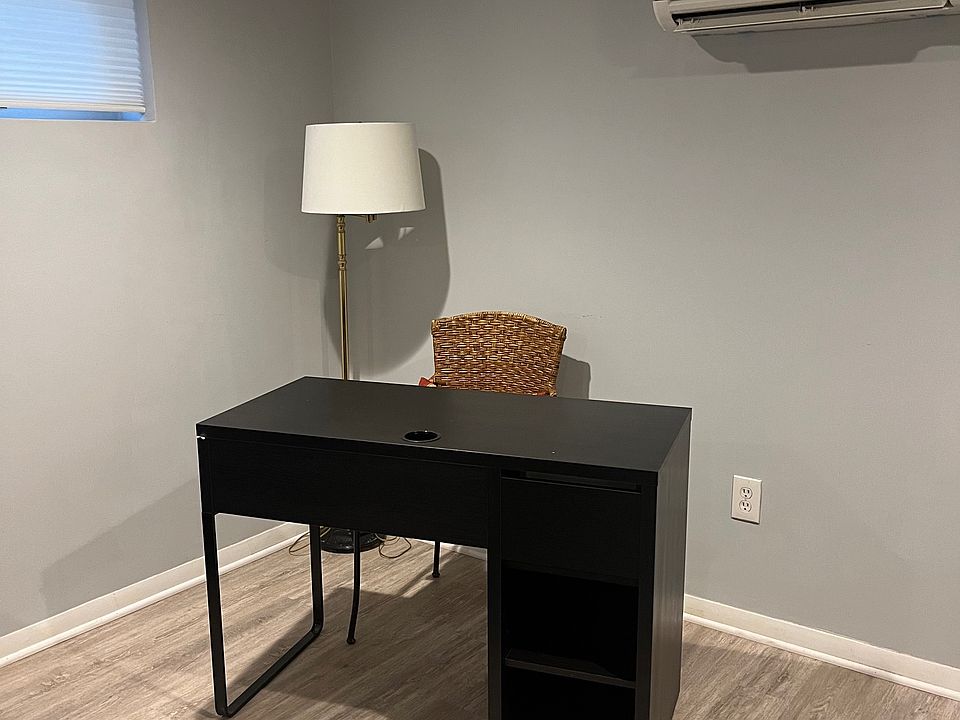 Desk in living room