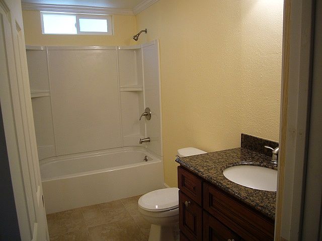 New tub and vanity