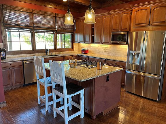 Kitchen with gas range