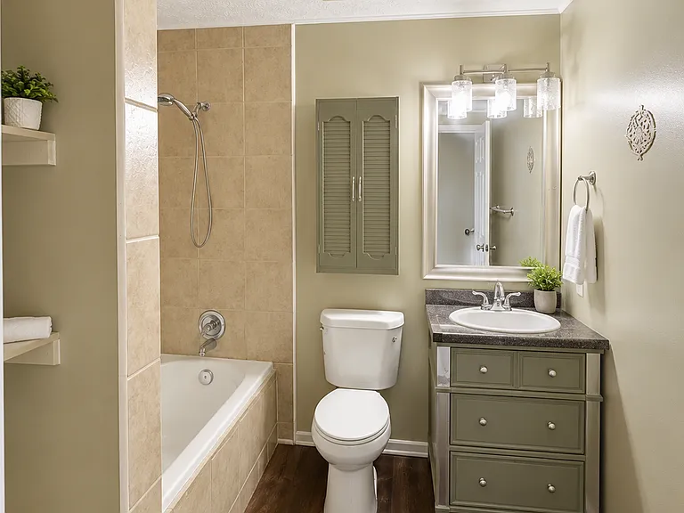 Shared Full bathroom