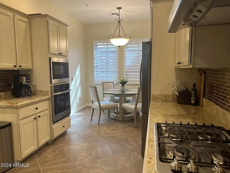 Breakfast nook right off of kitchen