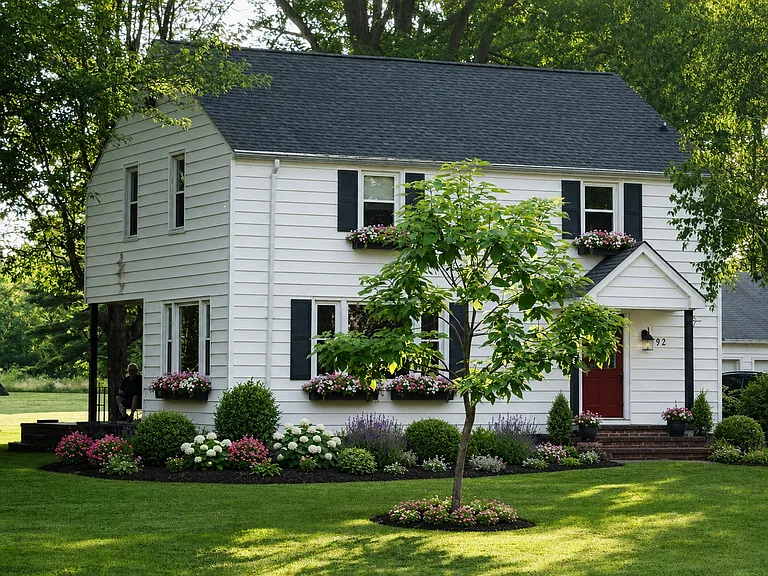 This is the way it could look like with a little updated landscaping. (AI generated picture)