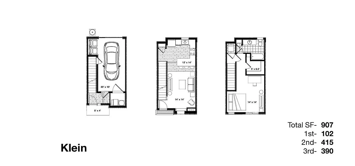 Floor plan Klein