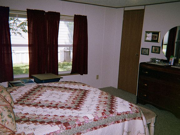 Master bedroom with walk-in 