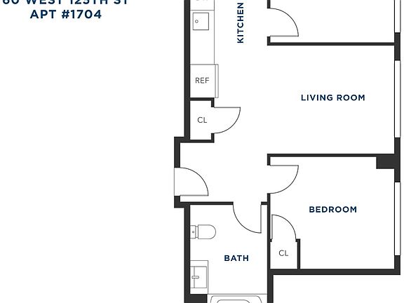 2nd image of 60 W 125th St #1204