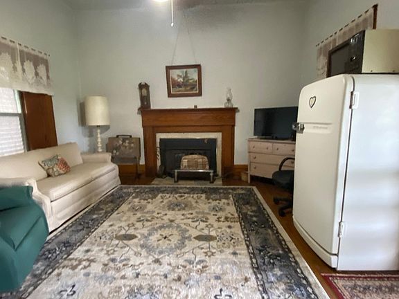 living room and kitchen