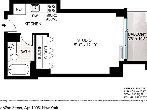2nd image of 300 E 62nd St APT 1005