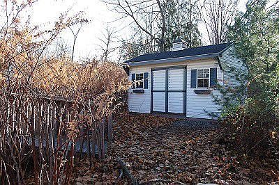 Shed with quaint Brook