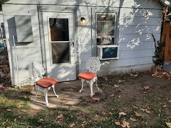 Back porch of studio