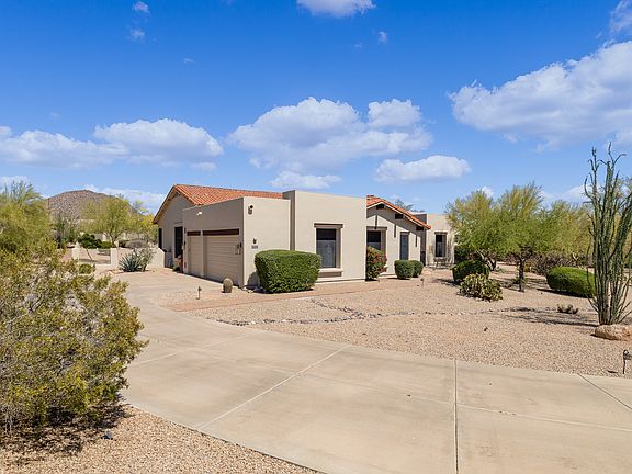 Driveway side of home