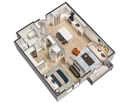 Floor plan Metro 2