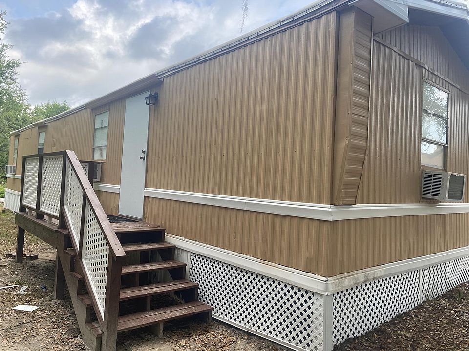 Exterior with wooden deck