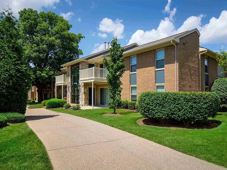 Beautifully maintained grounds with lush landscaping