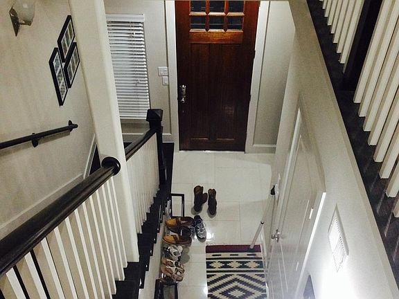 Second floor view of the first floor