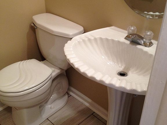 Downstairs half bath