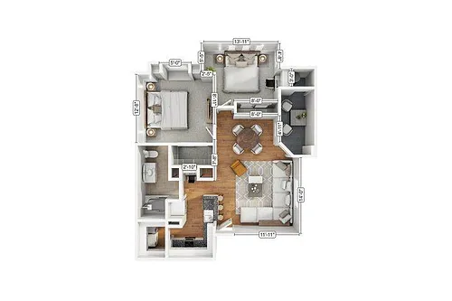 Floor plan 2A1