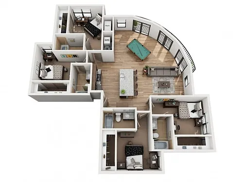 Floor plan D4-B
