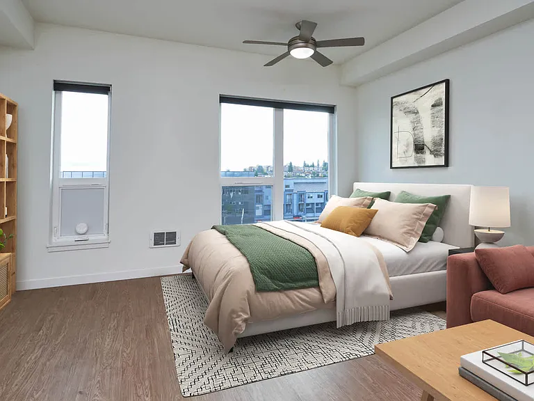 Studio with Hard Surface Flooring