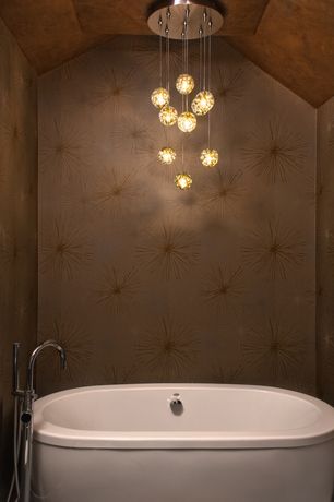 Contemporary Master Bathroom with Pendant Light by TZS Design, LLC ... Contemporary Master Bathroom with Pendant Light by TZS Design, LLC ...