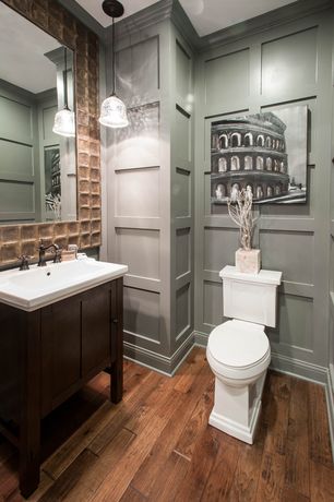 Powder Room Crown Molding Design Ideas & Pictures 