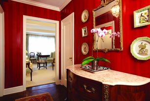 Red Hallway Ideas Design Accessories Pictures Zillow Digs Traditional Hallway With Crown Molding Hardwood Floors
