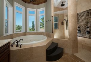 6 tags mediterranean master bathroom with frameless shower doors by dulles glass and mirror slate antalya - Mediterranean Bathroom Design 6 tags mediterranean master bathroom with frameless shower doors by dulles glass and mirror slate antalya - Mediterranean Bathroom Design