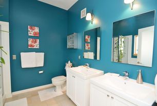 contemporary master bathroom with hudson valley adjustable polished nickel wall sconce french doors glass - Bathroom Designs Jamaica contemporary master bathroom with hudson valley adjustable polished nickel wall sconce french doors glass - Bathroom Designs Jamaica