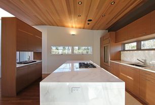 Modern Brown Kitchen Design Ideas & Pictures | Zillow Digs | Zillow  3 tags Contemporary Kitchen with Undermount Sink, Kitchen island, Complex  Marble, Flush, U-