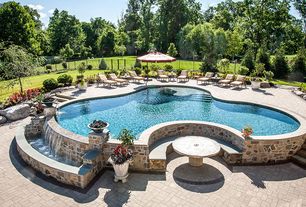 Traditional Swimming Pool with Pathway & exterior stone floors | Zillow ...