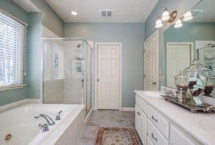 Bathroom Design Ideas - Photos & Remodels | Zillow Digs | Zillow  7 tags Traditional Master Bathroom with Cappuccino 6 in. x 6 in. Marble  Floor/Wall