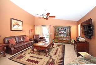 Sherwin-Williams Certain Peach Living Room Ceiling Fan | Zillow Digs ... Sherwin-Williams Certain Peach Living Room Ceiling Fan | Zillow Digs ...