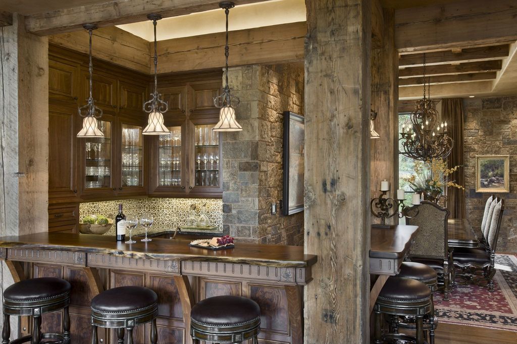 Rustic Bar with Exposed beam by Locati Architects | Zillow Digs | Zillow