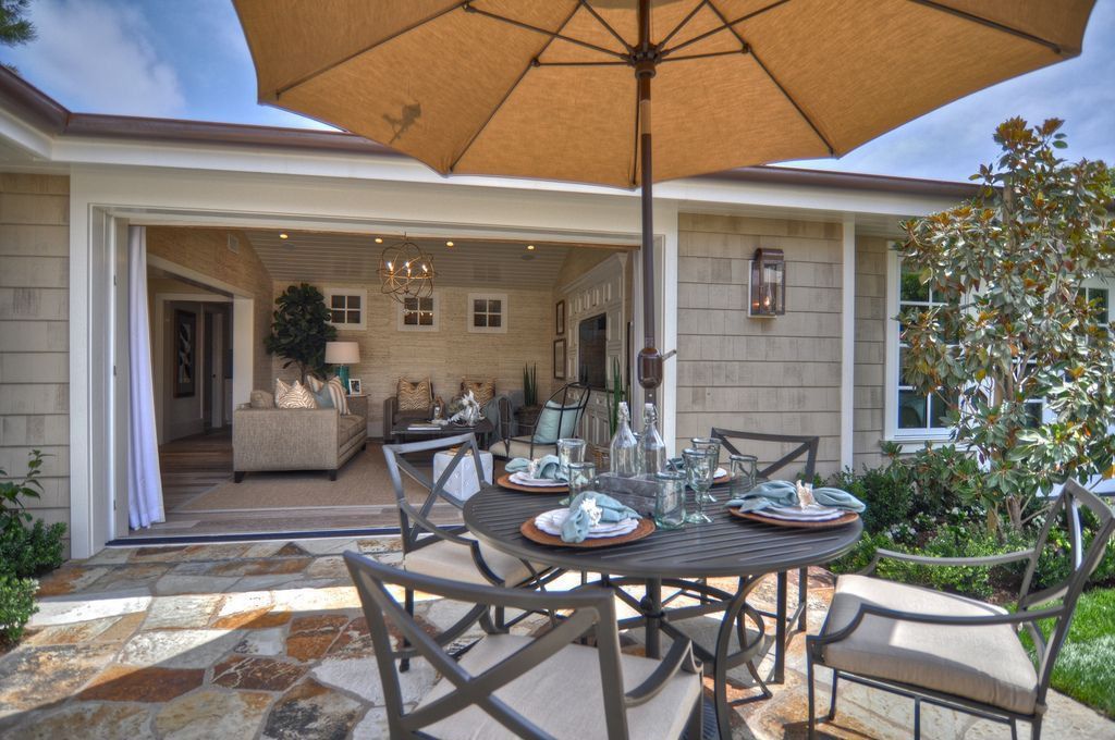 Contemporary Patio with exterior stone floors by ... Contemporary Patio with exterior stone floors by ... on Patio Designs For Straight Houses id=56207