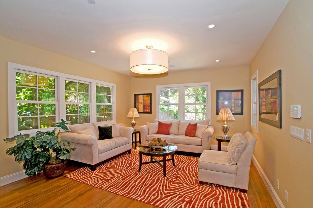 Living Room Flush Mount Fixture Farmhouse