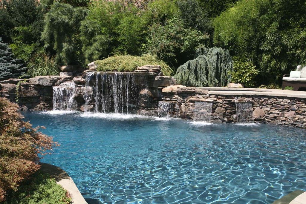 Inground Pools With Waterfalls rustic swimming pool with private pool & outdoor pool in south Inground Pools With Waterfalls rustic swimming pool with private pool & outdoor pool in south