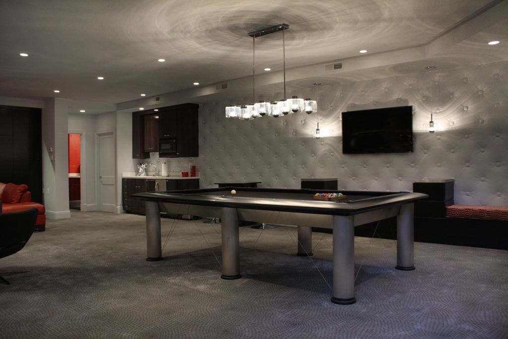 Contemporary Game Room with Builtin bookshelf by Terra Nova Zillow Digs Zillow