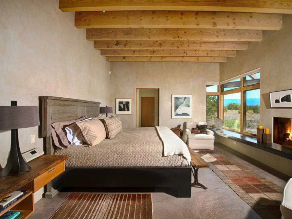 Eclectic Master Bedroom with Builtin bookshelf & Carpet Zillow Digs