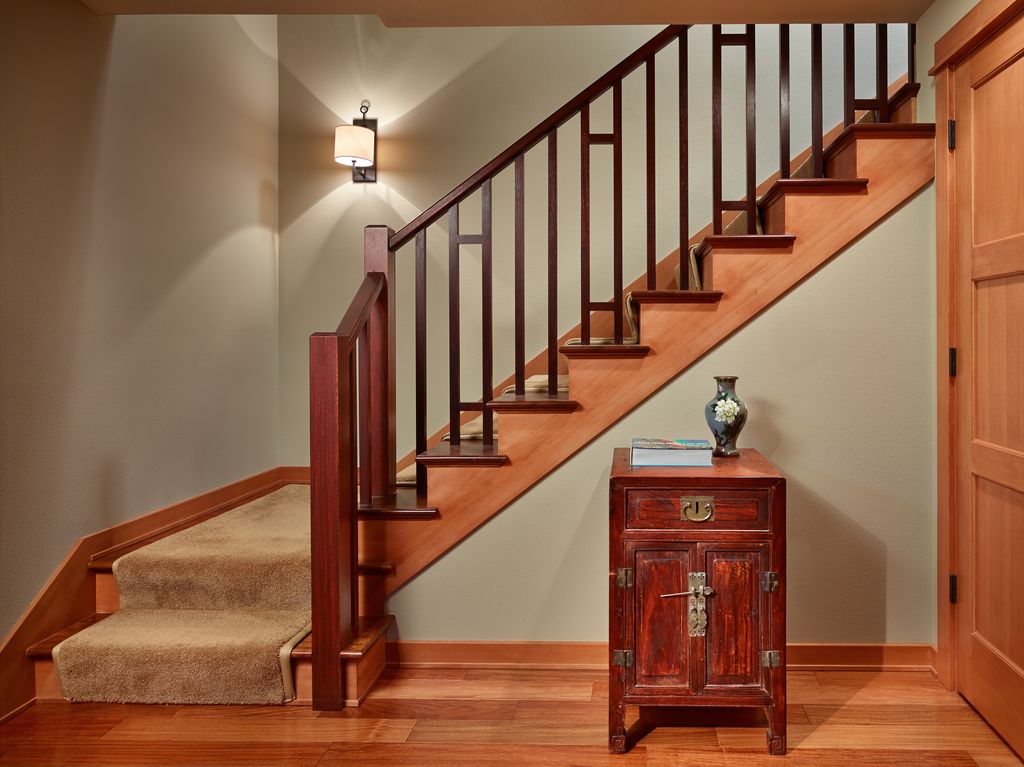 Craftsman Staircase with High ceiling by Broderick Architects Zillow Digs Zillow