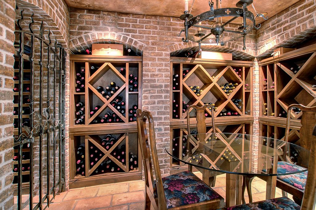 Traditional Wine Cellar with Chandelier & interior brick in Lake Oswego, OR Zillow Digs Zillow