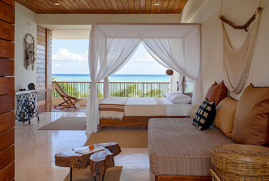 Tropical Master Bedroom with High ceiling by Specht Architects | Zillow Digs | Zillow