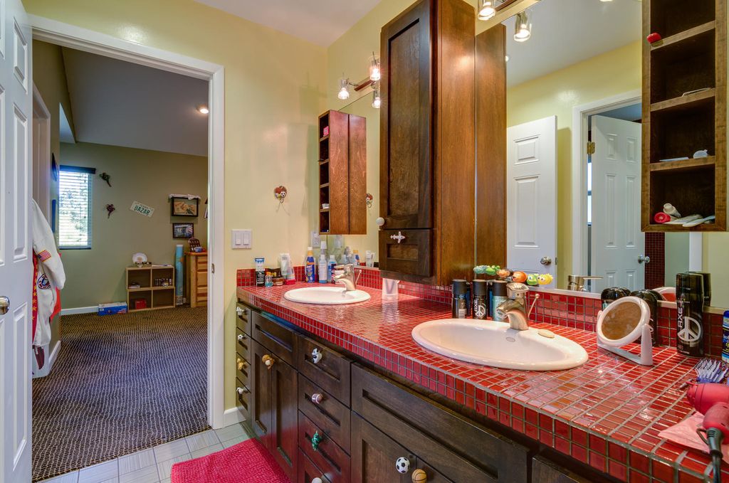 Bathroom Cabinets North Hollywood traditional kids bathroom with drop-in sink & flush in north Bathroom Cabinets North Hollywood traditional kids bathroom with drop-in sink & flush in north